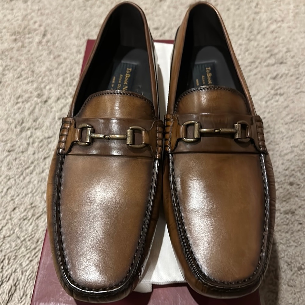 NEW To Boot New York Pascal Cognac Antique Driving Show 10.5